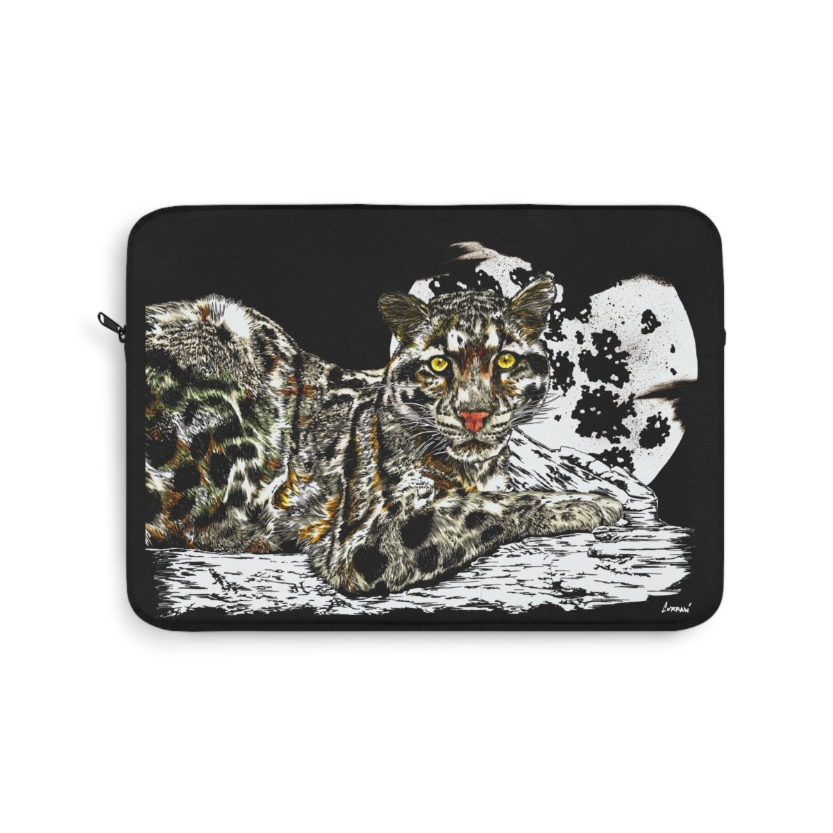 Leopard Print Laptop Sleeve - Stylish & Protective Case for Tech Lovers - Curran Artworks