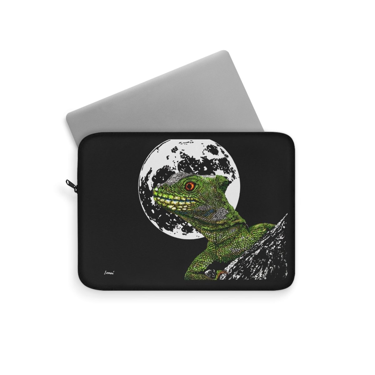 Lizard Moon Laptop Sleeve - Stylish & Durable Sleeve for Creatives - Curran Artworks