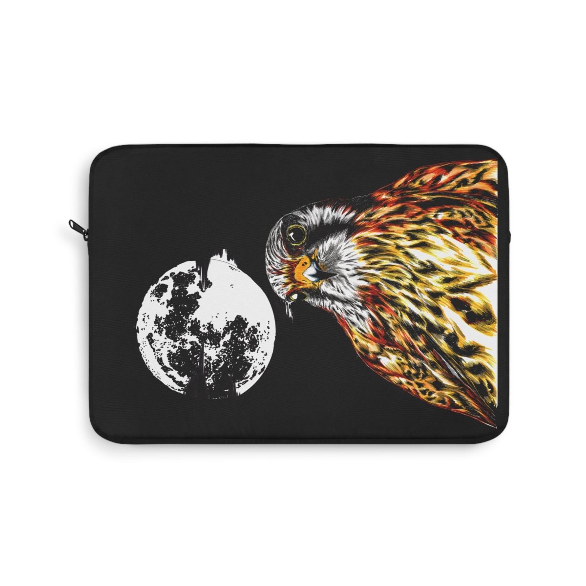 Majestic Falcon Laptop Sleeve - Artistic Design for Nature Lovers - Curran Artworks