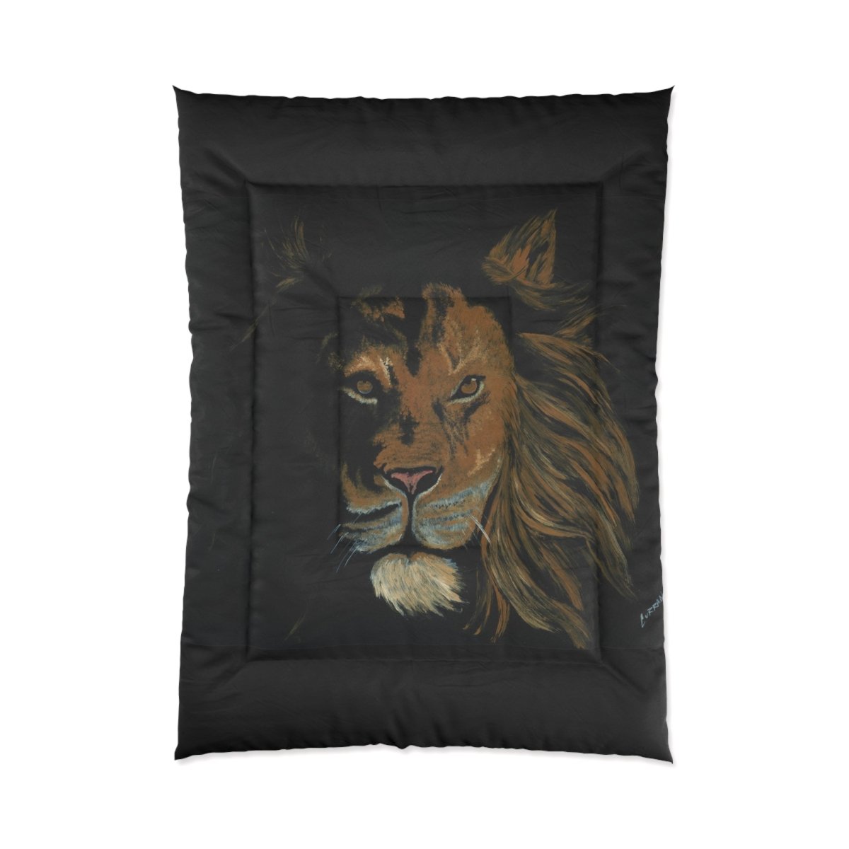 Majestic Lion Comforter - Cozy Animal - Themed Bedding for Nature Lovers - Curran Artworks