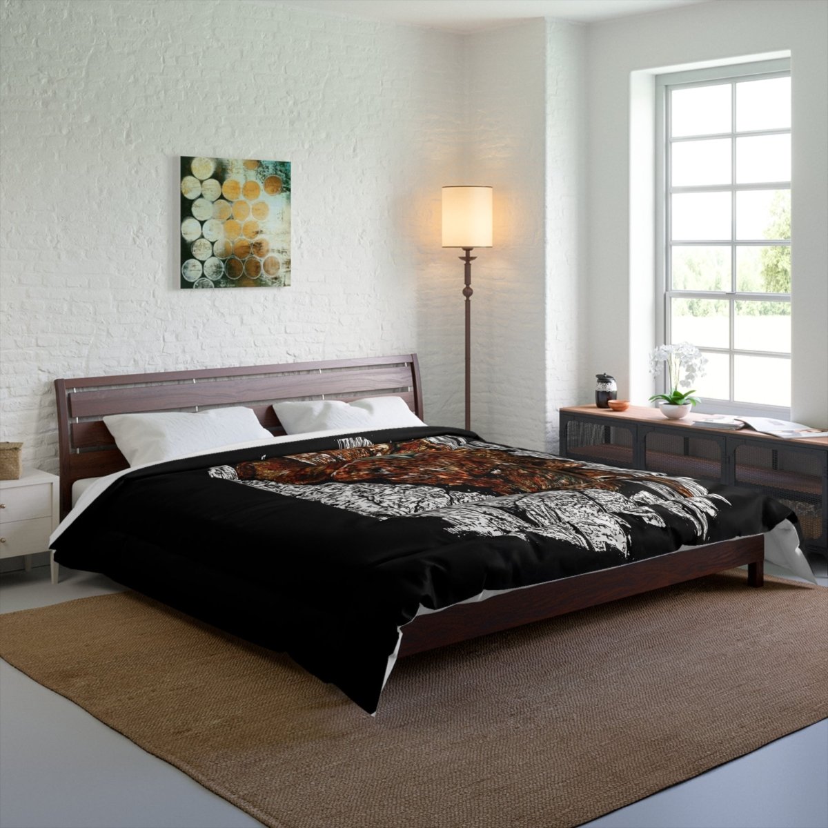Majestic Owl Comforter - Cozy Nature - Inspired Bedding for Wildlife Lovers - Curran Artworks