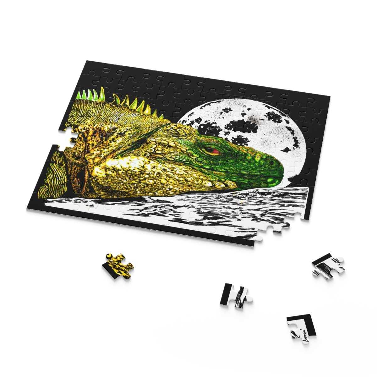 Majestic Reptile Night Puzzle - 120/252/500 Pieces - Curran Artworks