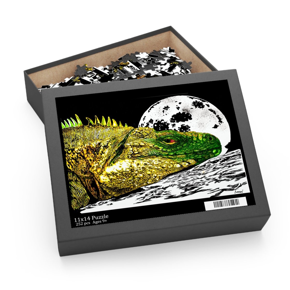 Majestic Reptile Night Puzzle - 120/252/500 Pieces - Curran Artworks