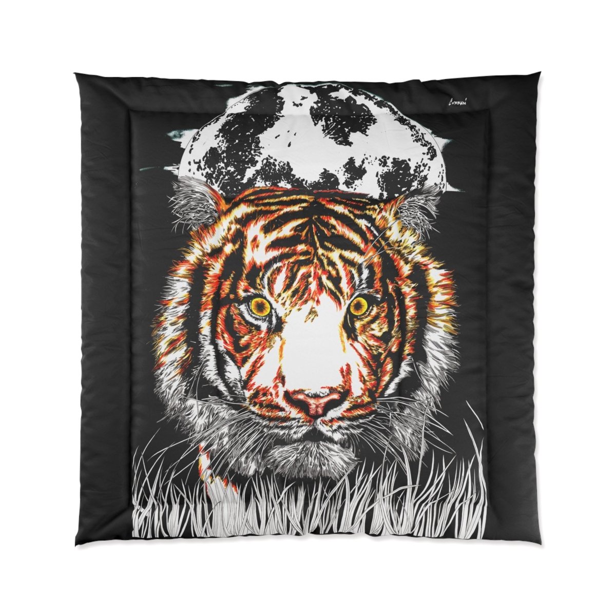 Majestic Tiger Comforter – Fierce Animal - Inspired Bedding for Wild Decor Lovers - Curran Artworks
