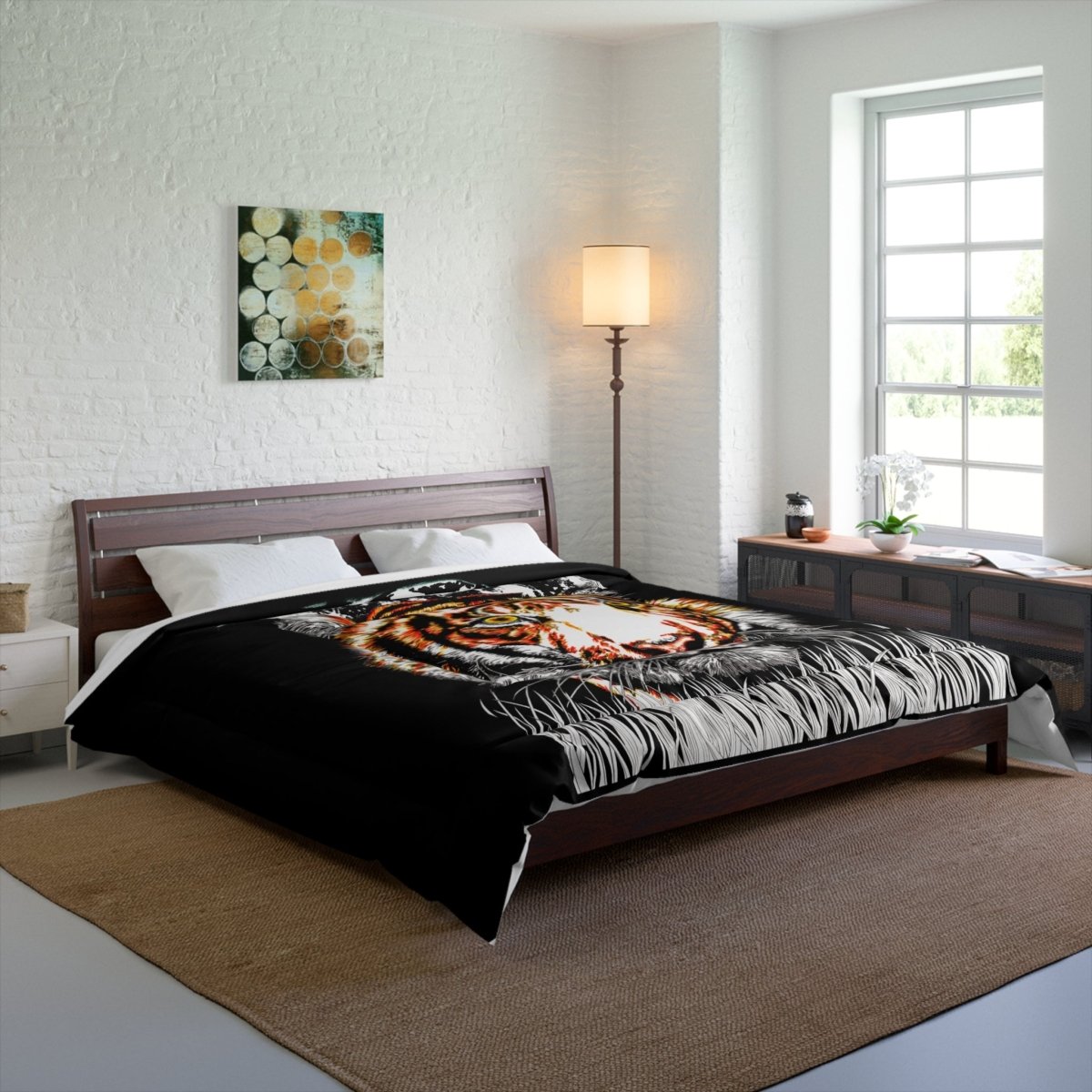 Majestic Tiger Comforter – Fierce Animal - Inspired Bedding for Wild Decor Lovers - Curran Artworks
