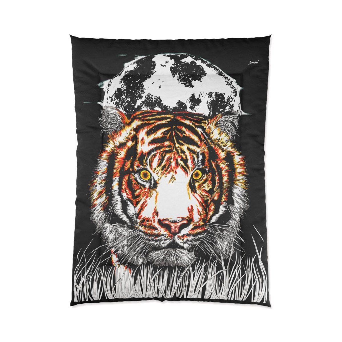 Majestic Tiger Comforter – Fierce Animal - Inspired Bedding for Wild Decor Lovers - Curran Artworks