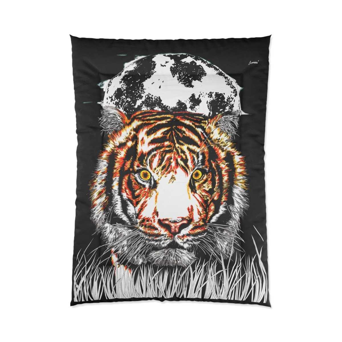 Majestic Tiger Comforter – Fierce Animal - Inspired Bedding for Wild Decor Lovers - Curran Artworks