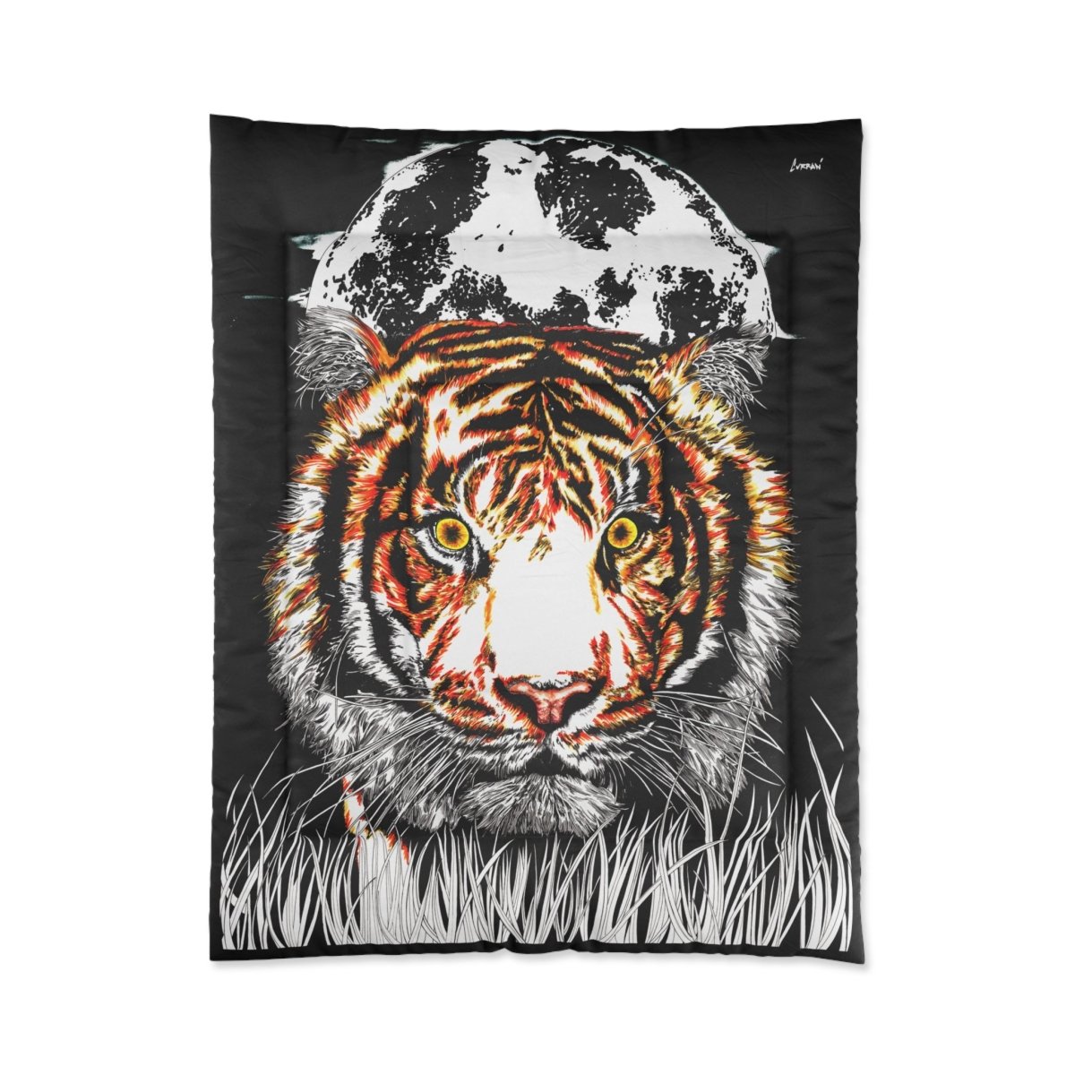 Majestic Tiger Comforter – Fierce Animal - Inspired Bedding for Wild Decor Lovers - Curran Artworks