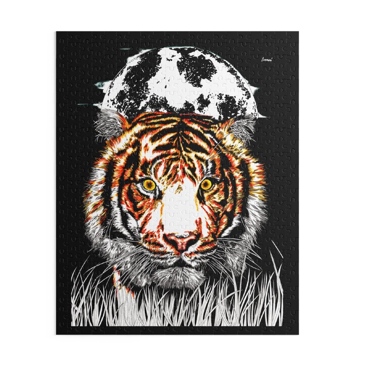 Majestic Tiger Puzzle - 500 - Piece Jigsaw for Animal Lovers - Curran Artworks