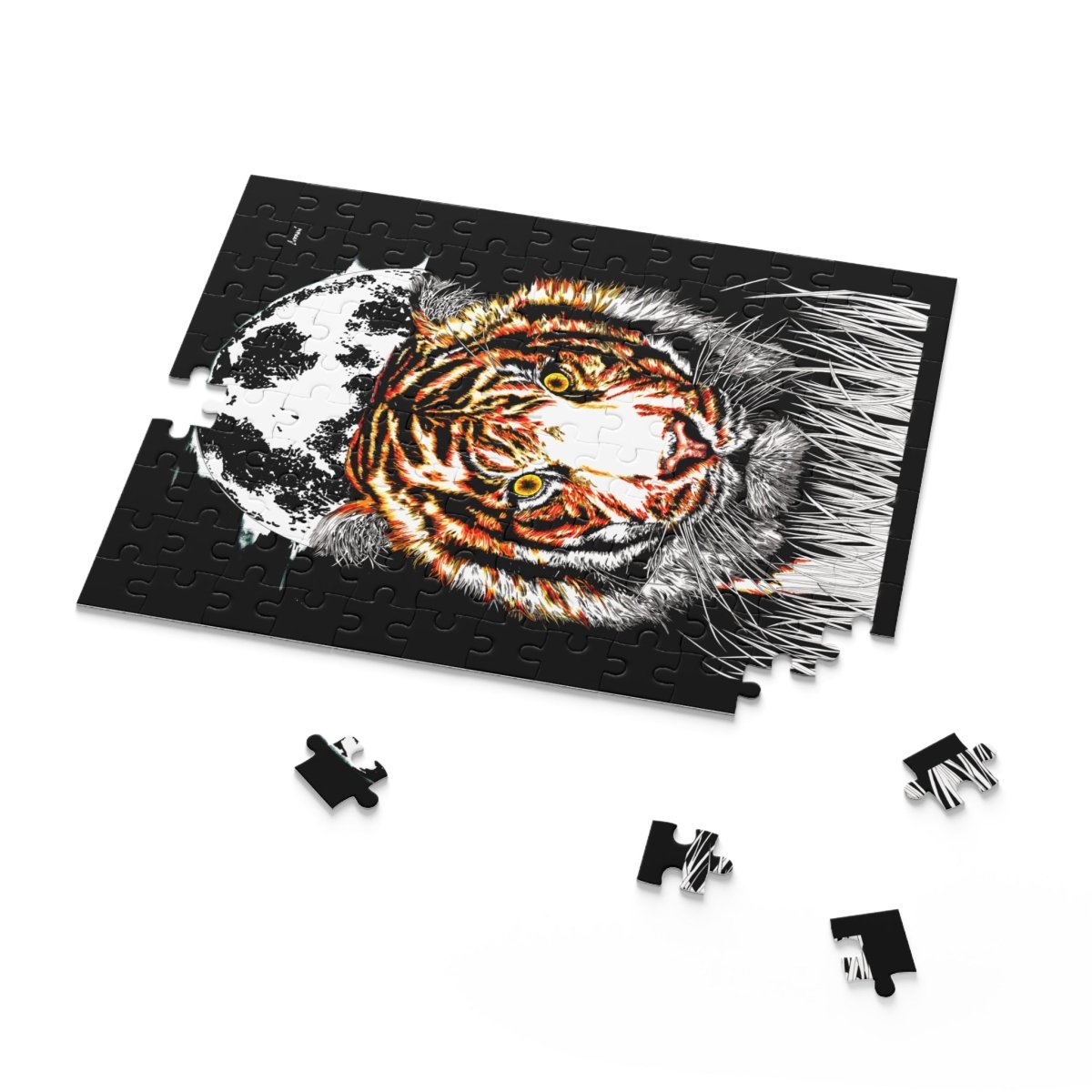 Majestic Tiger Puzzle - 500 - Piece Jigsaw for Animal Lovers - Curran Artworks
