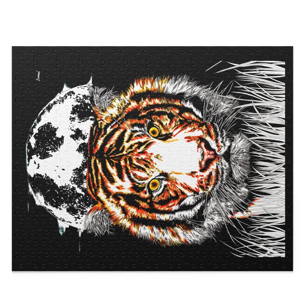 Majestic Tiger Puzzle - 500 - Piece Jigsaw for Animal Lovers - Curran Artworks