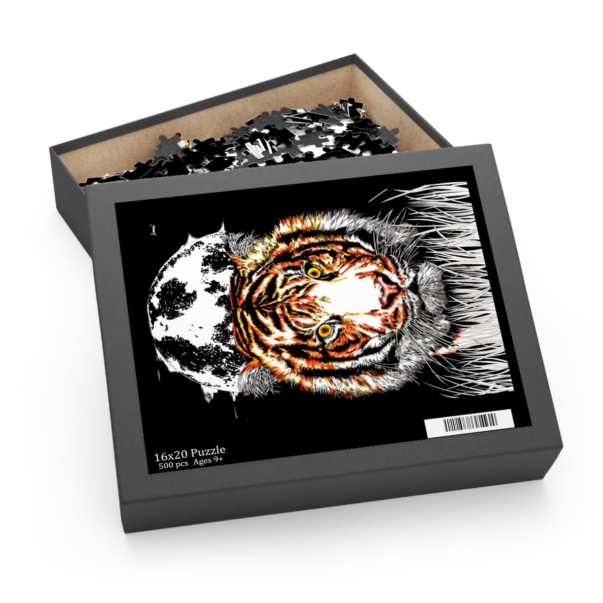 Majestic Tiger Puzzle - 500 - Piece Jigsaw for Animal Lovers - Curran Artworks