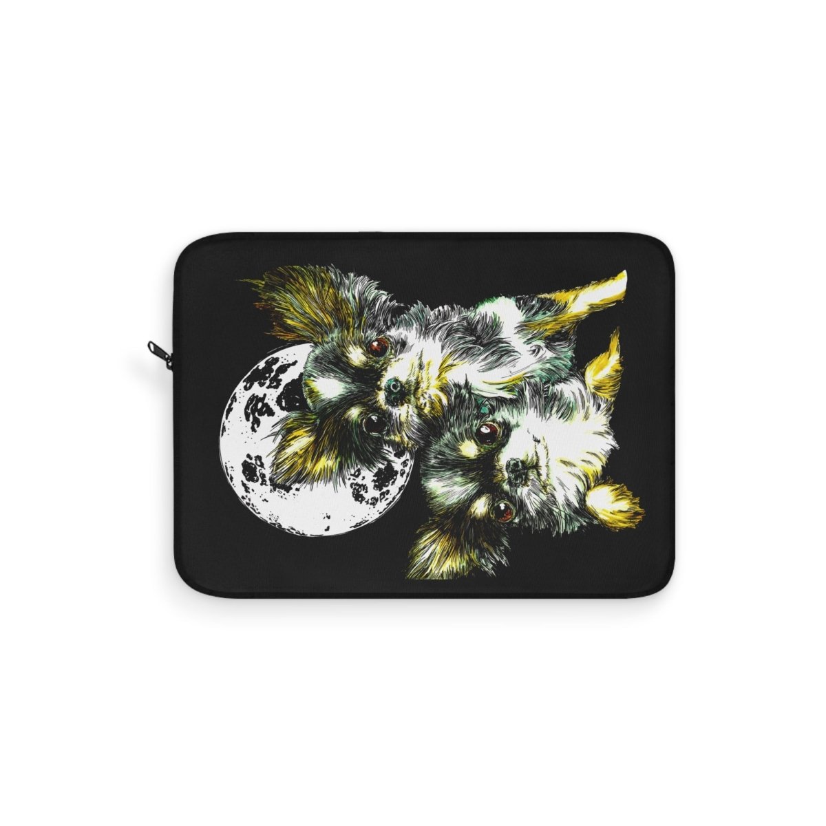 Moonlit Chihuahua Laptop Sleeve - Cute Dog Art for Pet Lovers - Curran Artworks