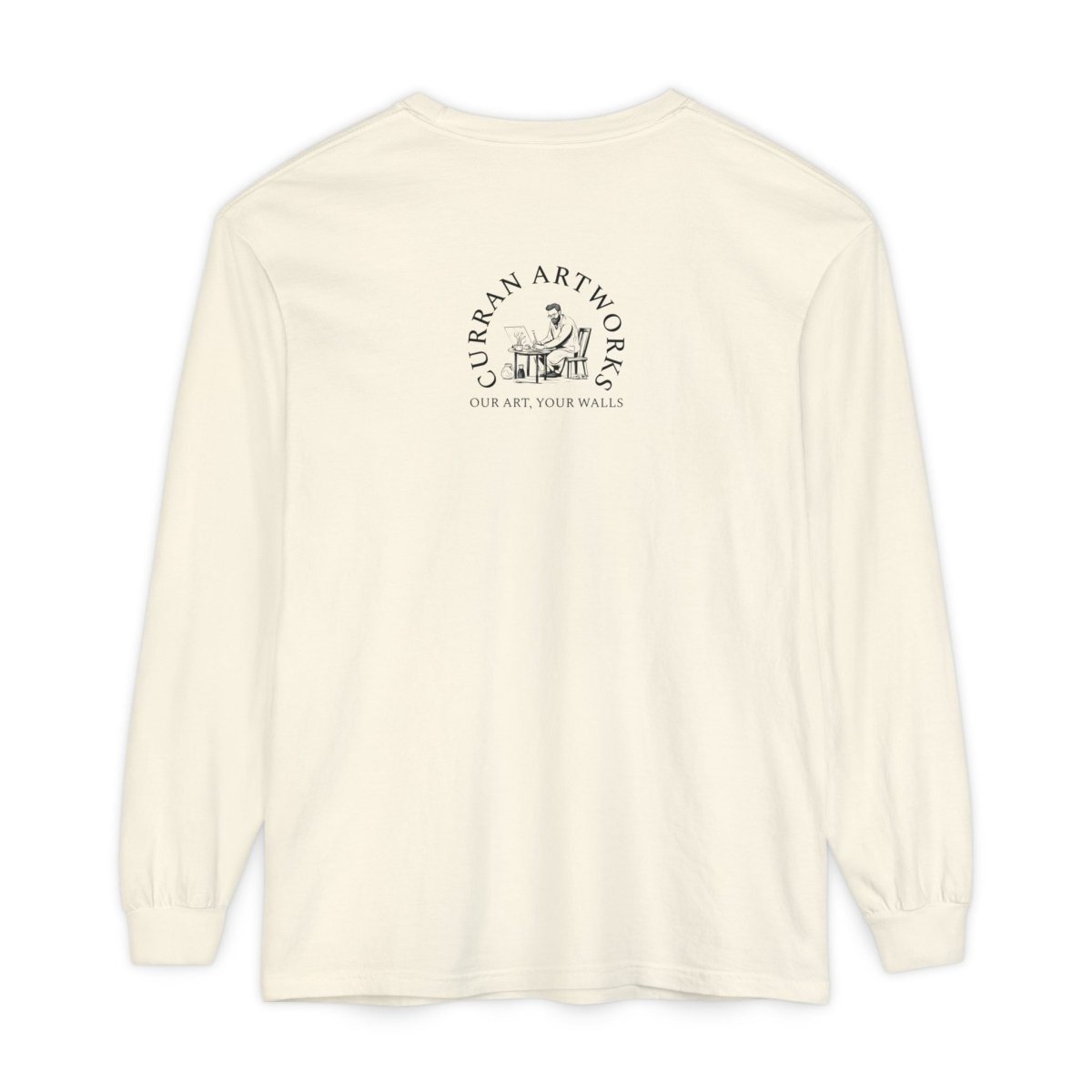 Moonlit Chocolate Lab Dog Long Sleeve T-Shirt - Perfect for Dog Lovers - Curran Artworks