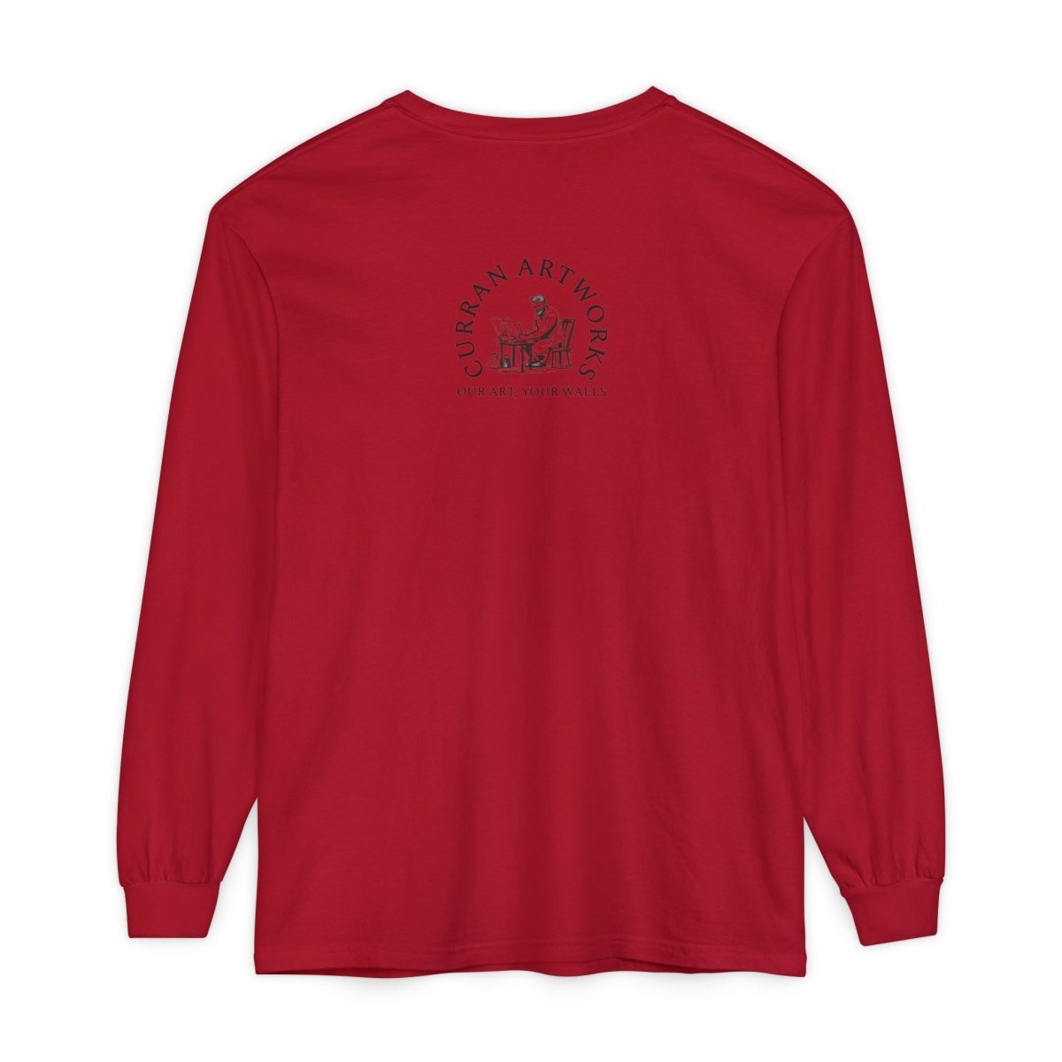 Moonlit Chocolate Lab Dog Long Sleeve T-Shirt - Perfect for Dog Lovers - Curran Artworks