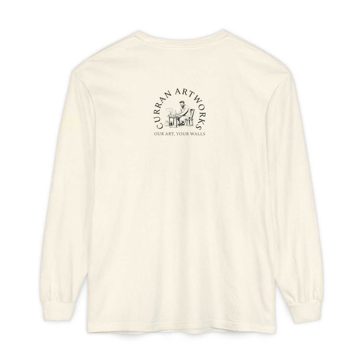 Moonlit German Shepherd Long Sleeve T-Shirt | Unisex Dog Lover Apparel - Curran Artworks