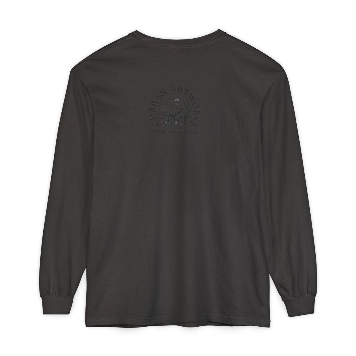 Moonlit German Shepherd Puppy Long Sleeve Tee - Curran Artworks