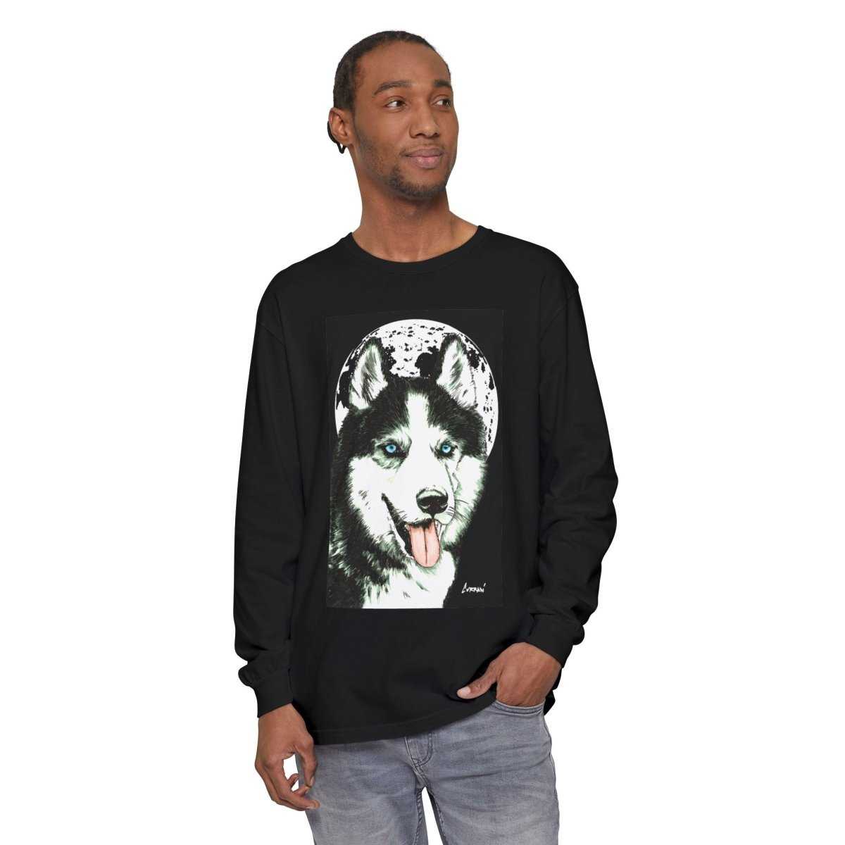Husky Long Sleeve T-Shirt | Cozy Unisex Graphic Tee