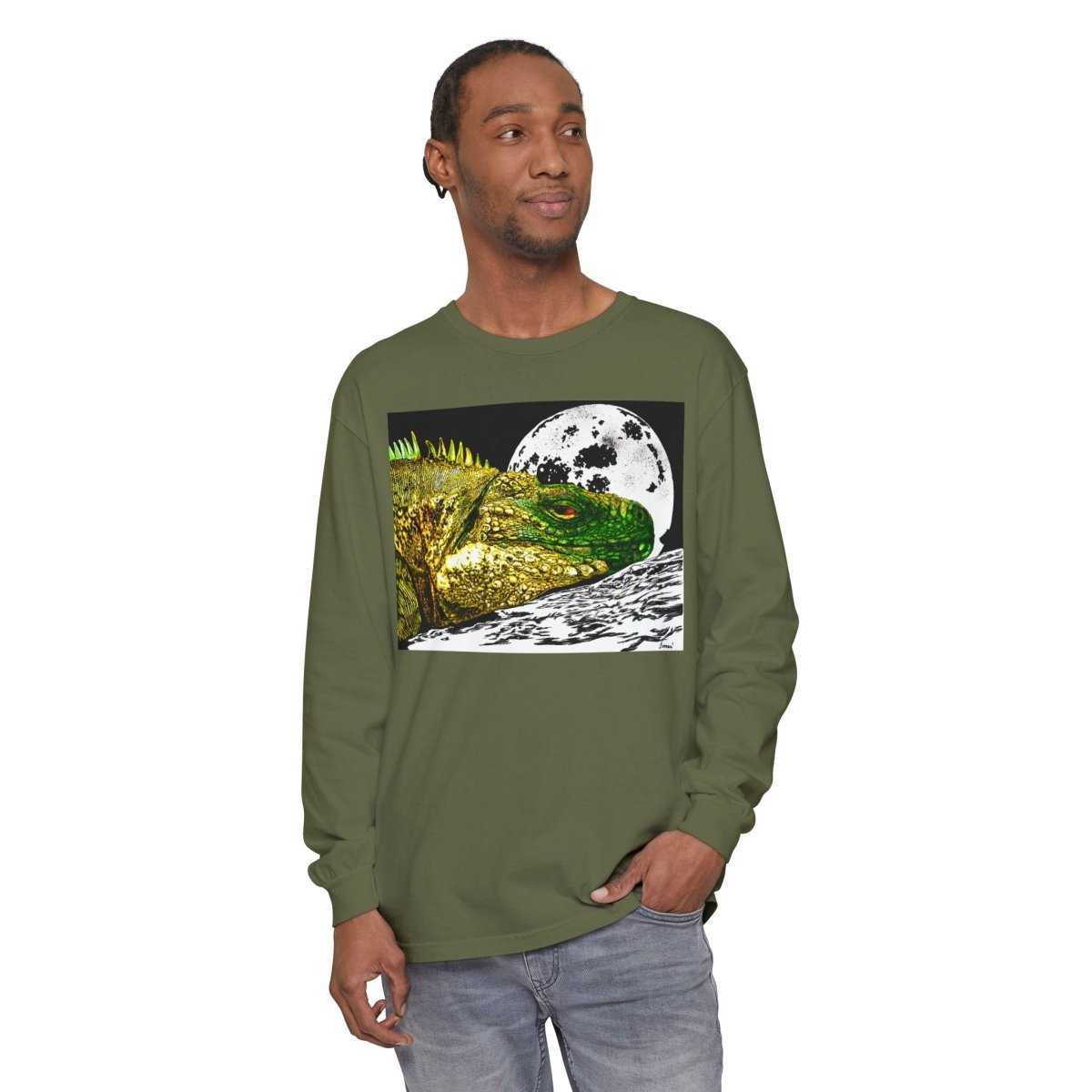 Reptile Long Sleeve T-Shirt - Breathable Unisex Graphic Tee