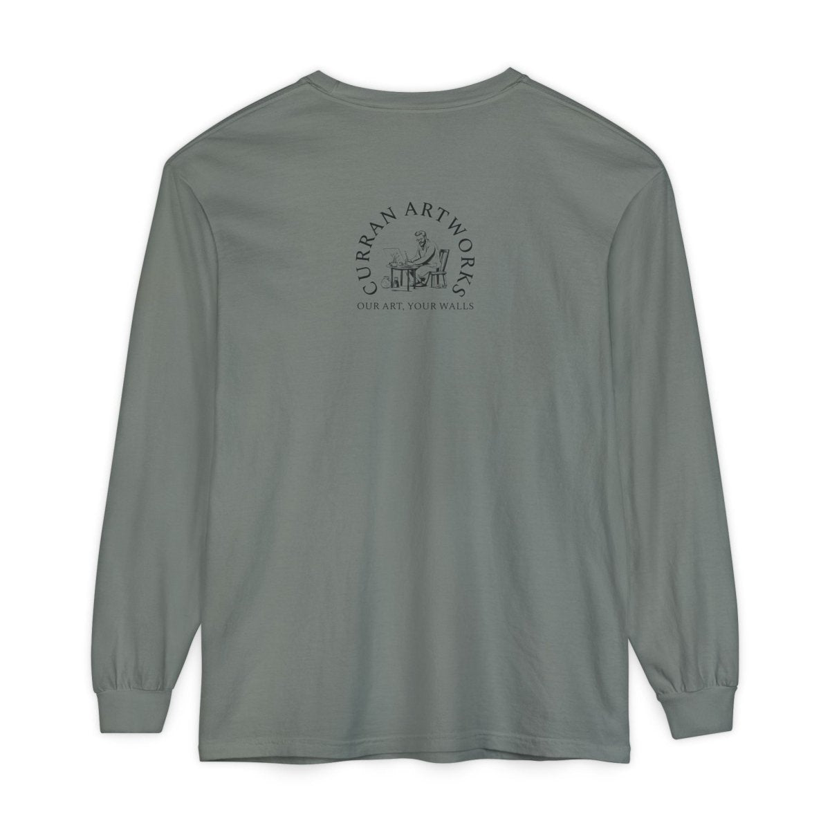 Moonlit Reptile Long Sleeve T-Shirt - Breathable Unisex Graphic Tee - Curran Artworks