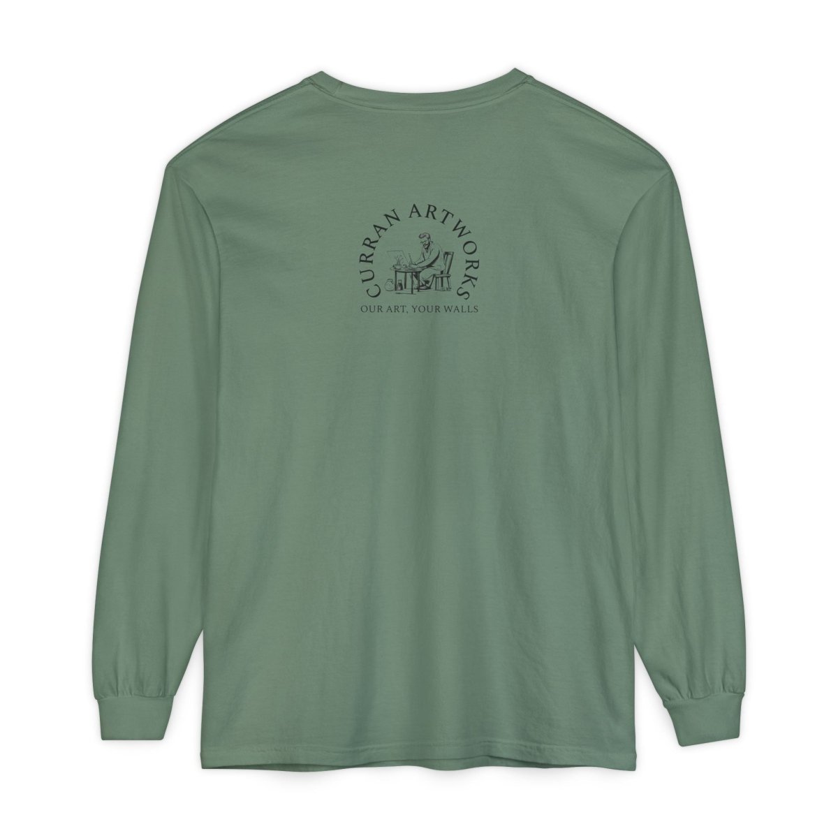 Moonlit Reptile Long Sleeve T-Shirt - Breathable Unisex Graphic Tee - Curran Artworks