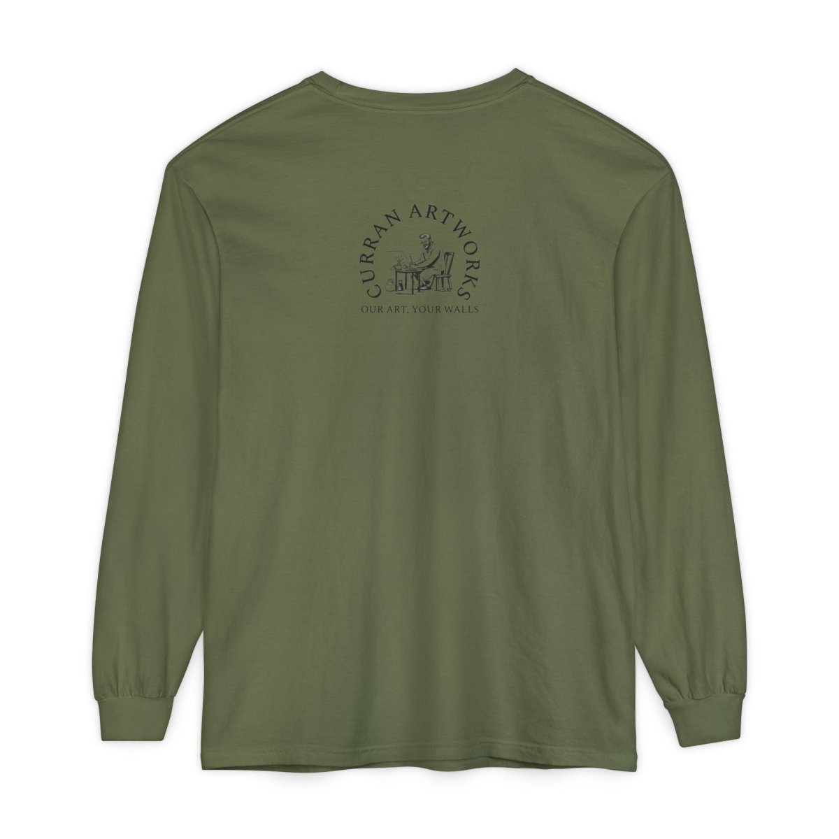 Moonlit Reptile Long Sleeve T-Shirt - Breathable Unisex Graphic Tee - Curran Artworks