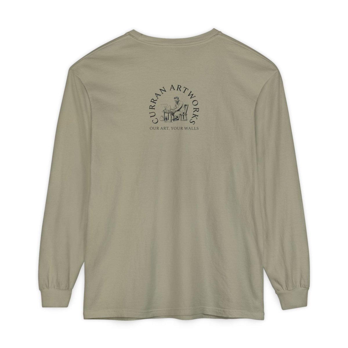 Moonlit Reptile Long Sleeve T-Shirt - Breathable Unisex Graphic Tee - Curran Artworks