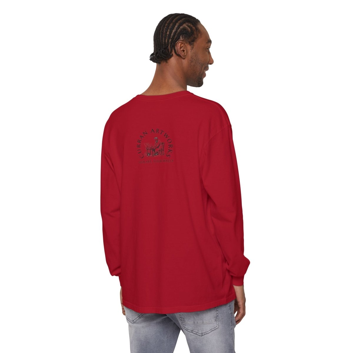 Moonlit Reptile Long Sleeve T-Shirt - Breathable Unisex Graphic Tee - Curran Artworks