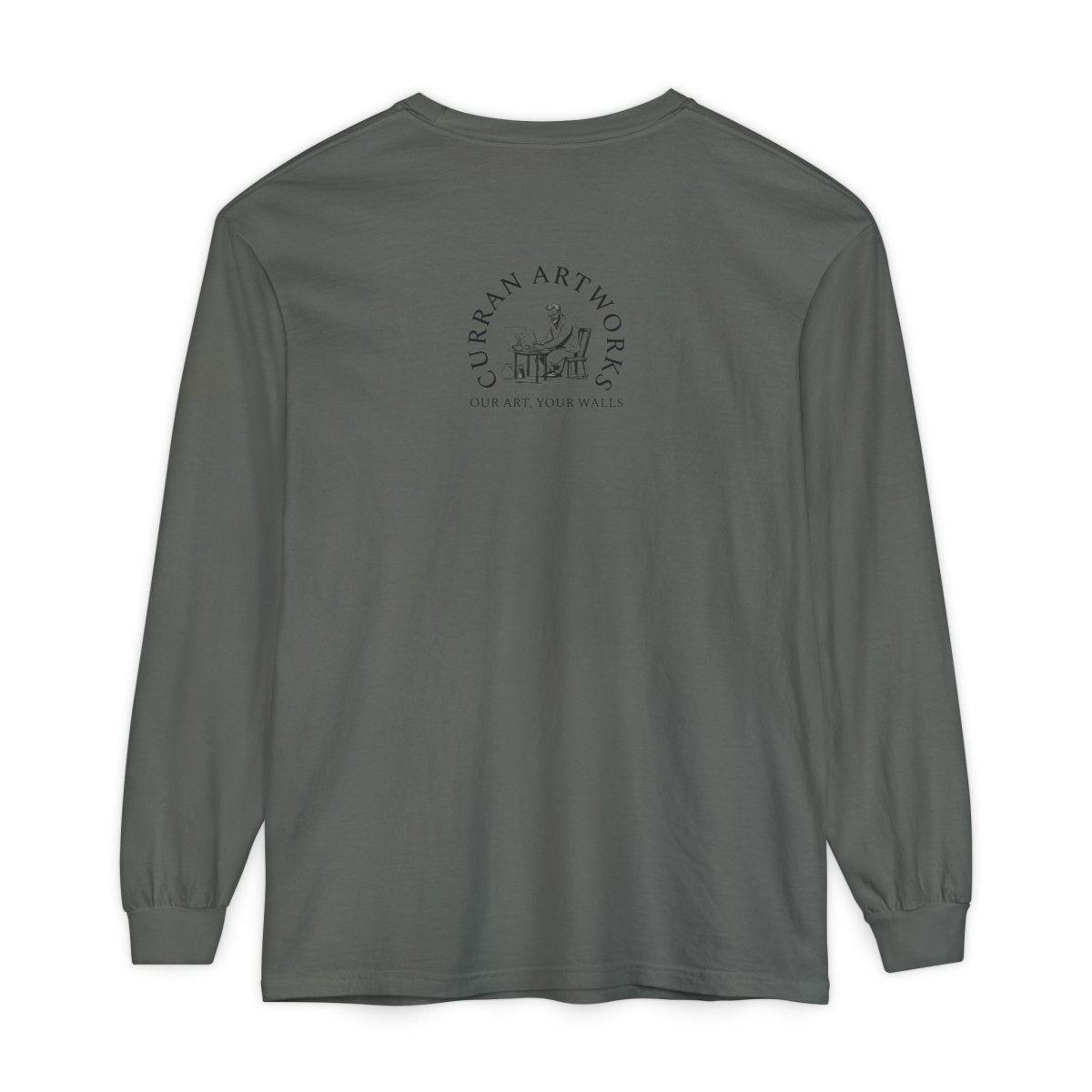 Moonlit Reptile Long Sleeve T-Shirt - Breathable Unisex Graphic Tee - Curran Artworks