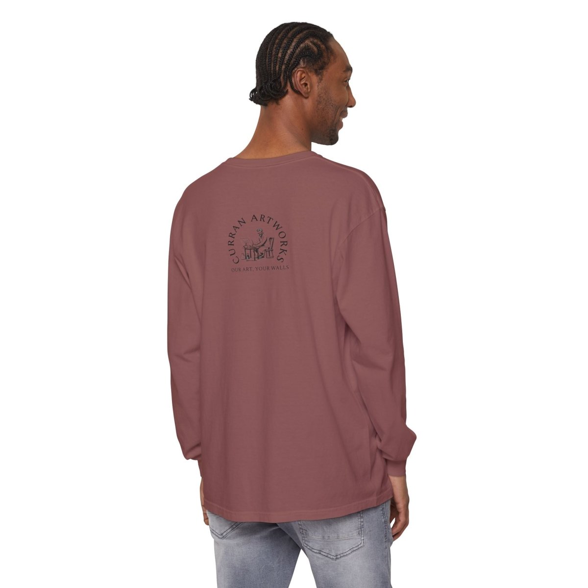 Moonlit Reptile Long Sleeve T-Shirt - Breathable Unisex Graphic Tee - Curran Artworks