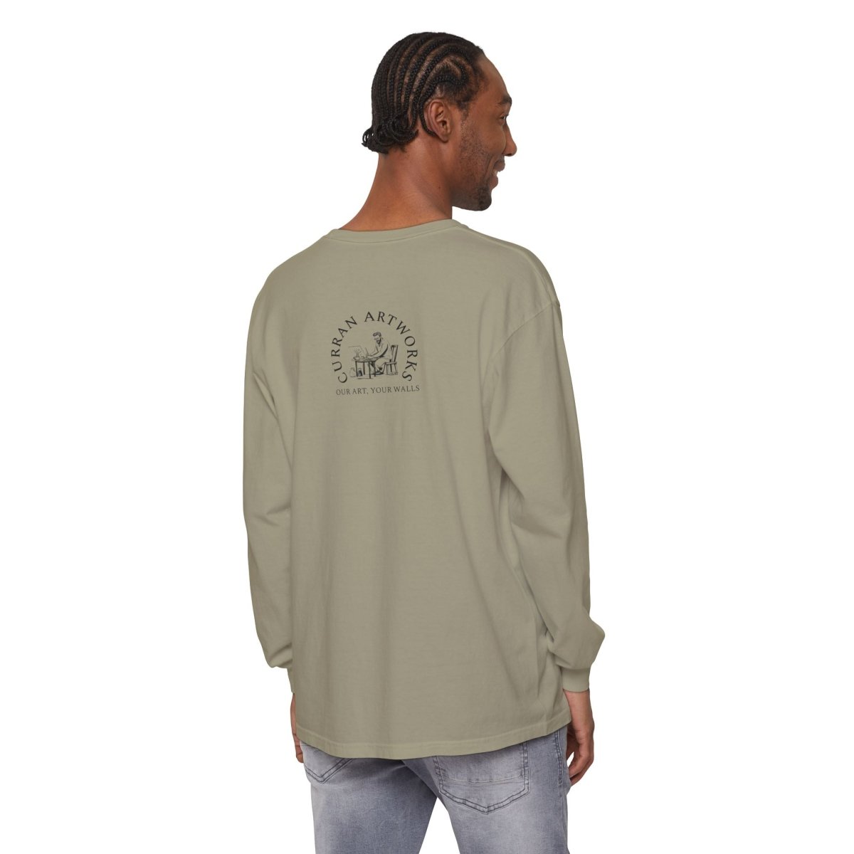 Moonlit Reptile Long Sleeve T-Shirt - Breathable Unisex Graphic Tee - Curran Artworks