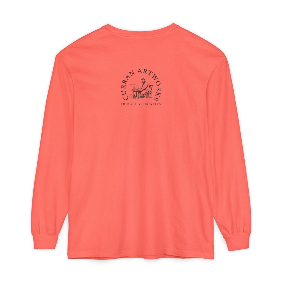 Moonlit Reptile Long Sleeve T-Shirt - Breathable Unisex Graphic Tee - Curran Artworks