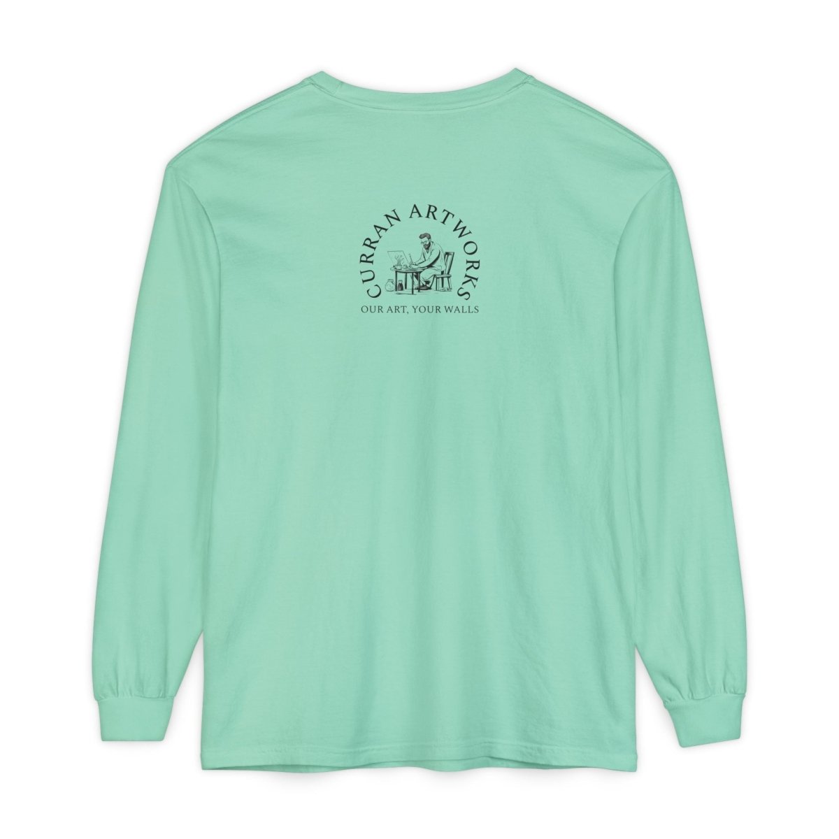 Moonlit Reptile Long Sleeve T-Shirt - Breathable Unisex Graphic Tee - Curran Artworks