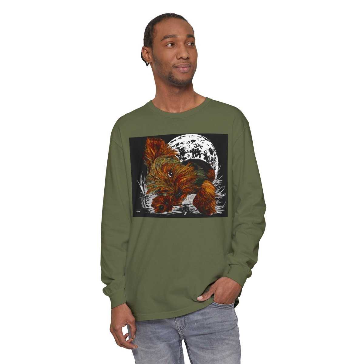 Yorkie Terrier Long Sleeve T-Shirt - Perfect for Pet Lovers