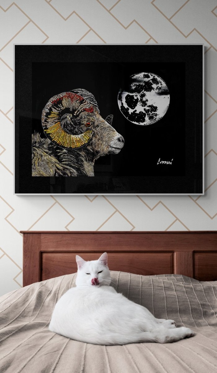 Mountain Ram Digital Download - Curran Artworks