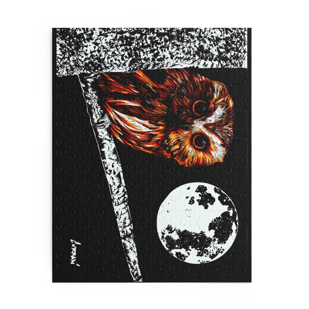 Mystical Night Owl Puzzle - 120, 252, 500 - Piece Jigsaw for Nature Lovers - Curran Artworks