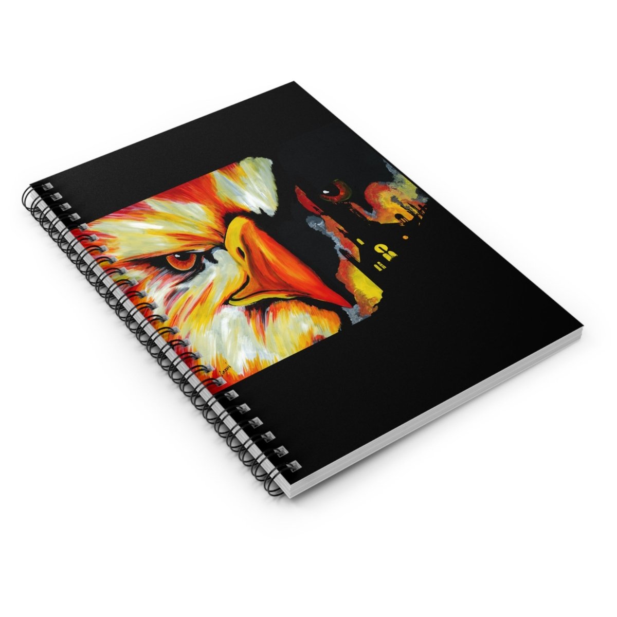Mythical Phoenix Spiral Notebook - Perfect for Artists & Dreamers - Curran Artworks