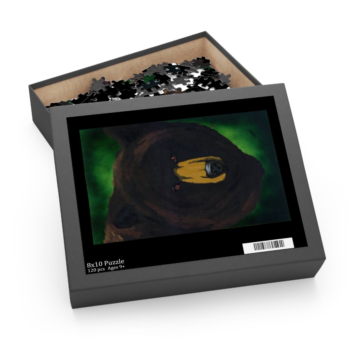 Nature - Inspired Brown Bear Puzzle Outdoor Adventure Gift - Curran Artworks