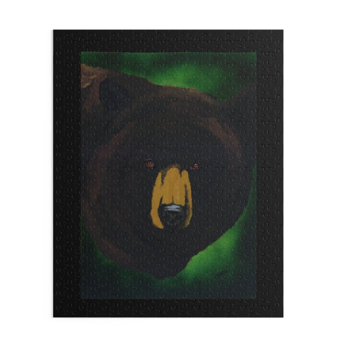Nature - Inspired Brown Bear Puzzle Outdoor Adventure Gift - Curran Artworks