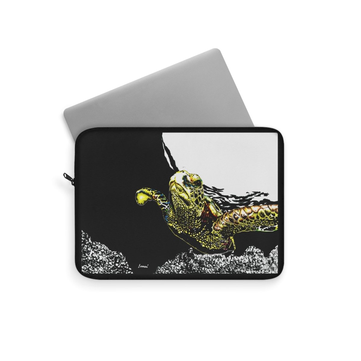 Ocean - Inspired Sea Turtle Laptop Sleeve | Stylish & Protective Cover - Curran Artworks