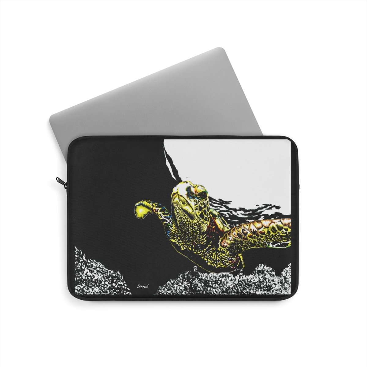 Ocean - Inspired Sea Turtle Laptop Sleeve | Stylish & Protective Cover - Curran Artworks