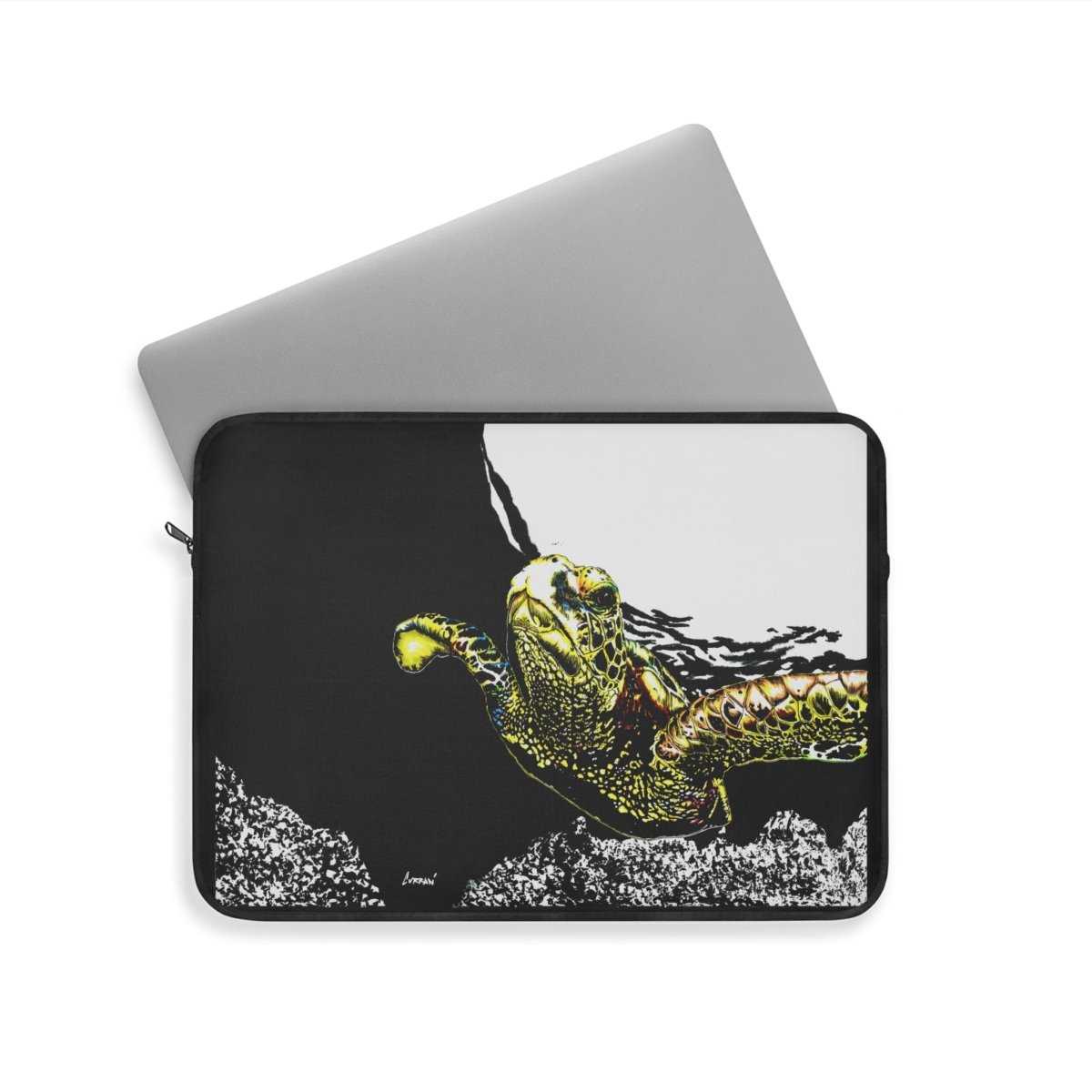 Ocean - Inspired Sea Turtle Laptop Sleeve | Stylish & Protective Cover - Curran Artworks