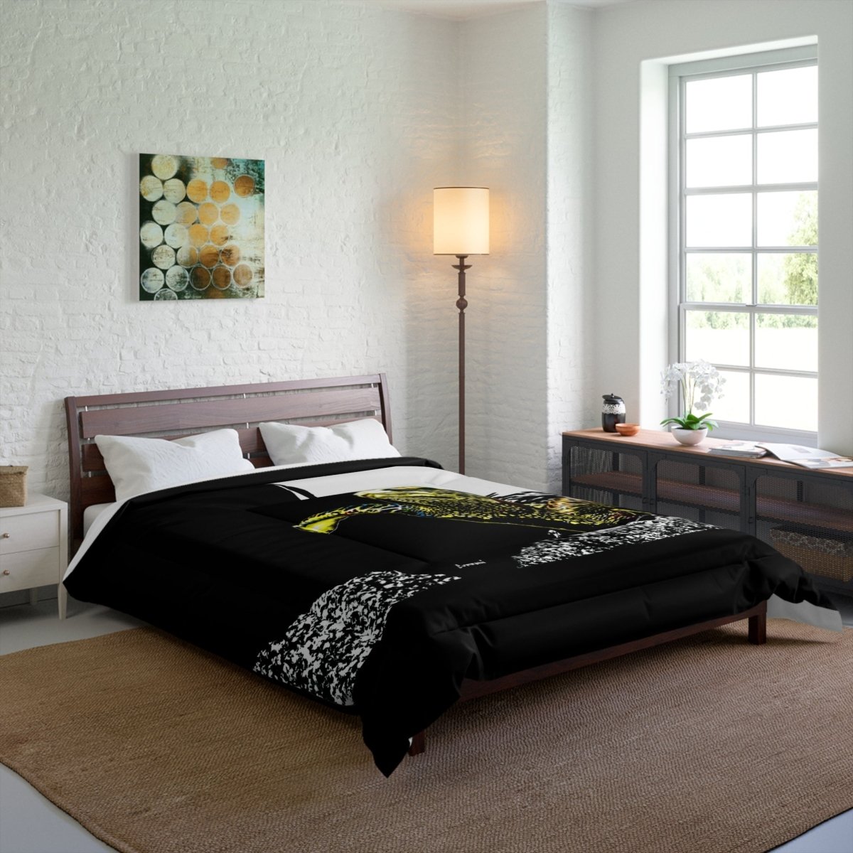 Ocean Turtle Comforter - Stylish Bedding for Nature Lovers - Curran Artworks
