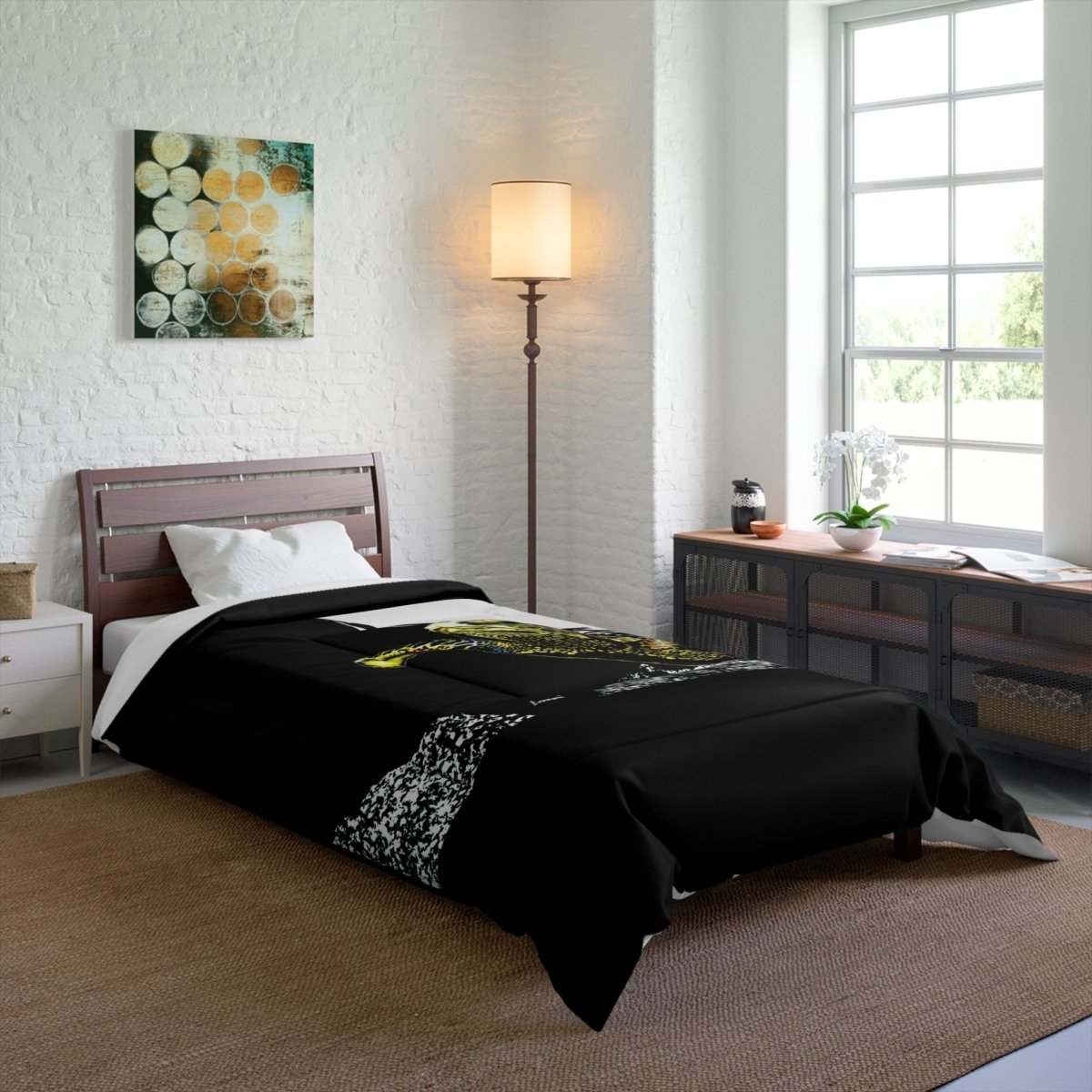 Ocean Turtle Comforter - Stylish Bedding for Nature Lovers - Curran Artworks
