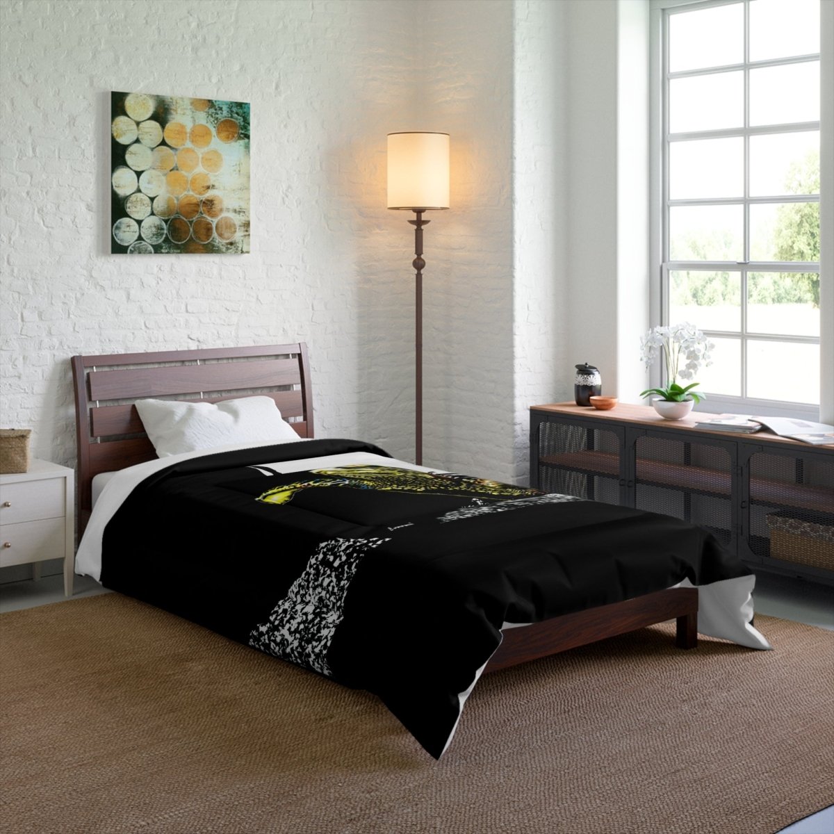 Ocean Turtle Comforter - Stylish Bedding for Nature Lovers - Curran Artworks