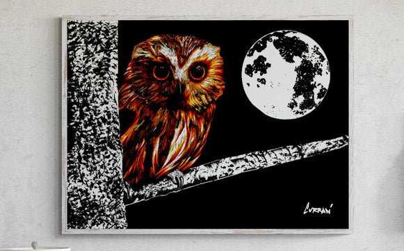 Owl 1 Digital Download - Curran Artworks