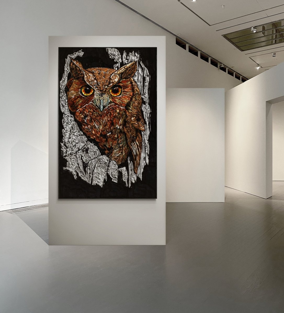 Owl 2 Wall Art Poster - Curran Artworks