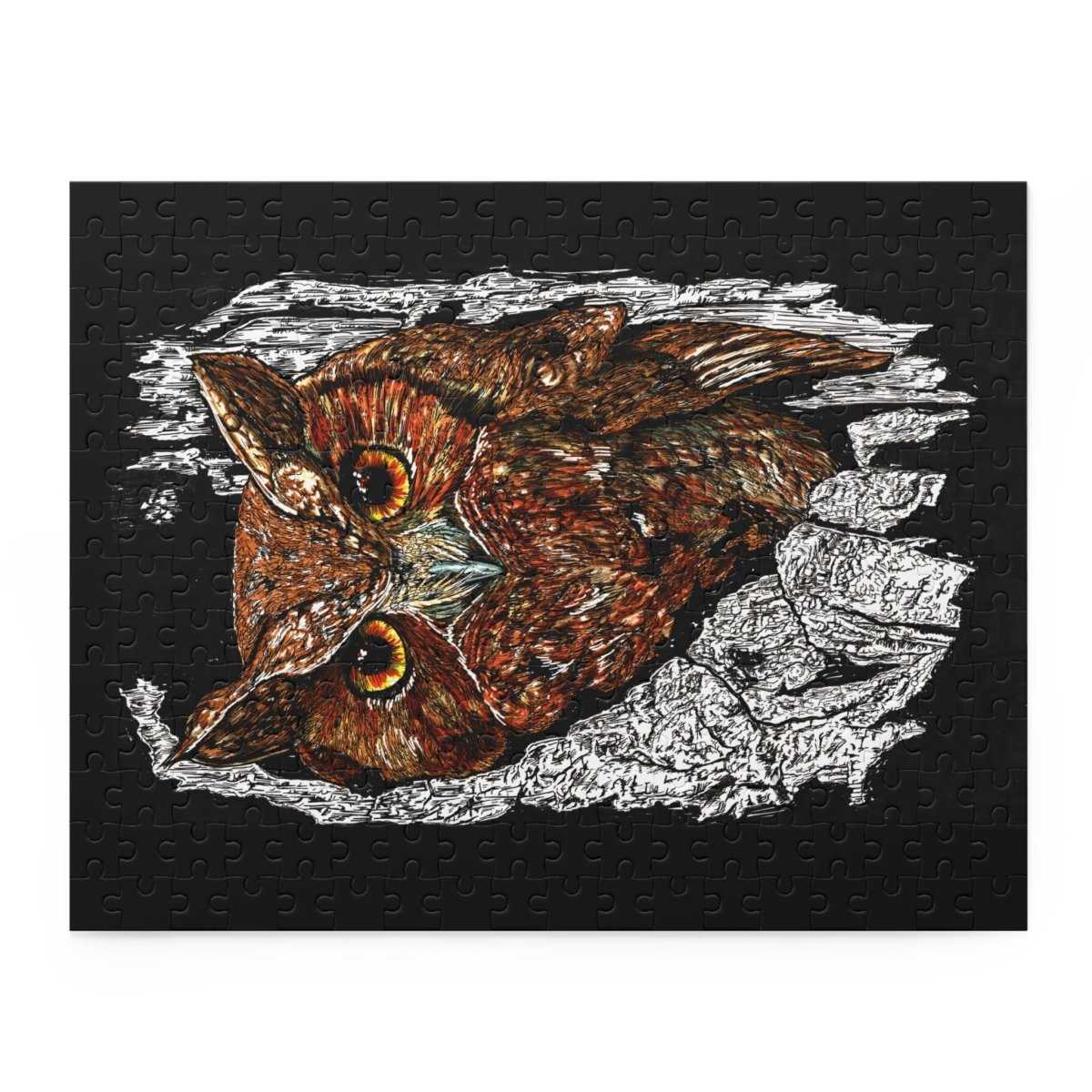 Owl Escape Puzzle – 500 - Piece Educational Jigsaw for Nature Lovers - Curran Artworks