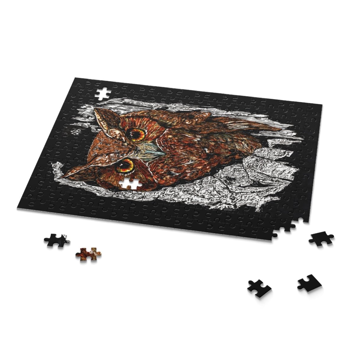 Owl Escape Puzzle – 500 - Piece Educational Jigsaw for Nature Lovers - Curran Artworks