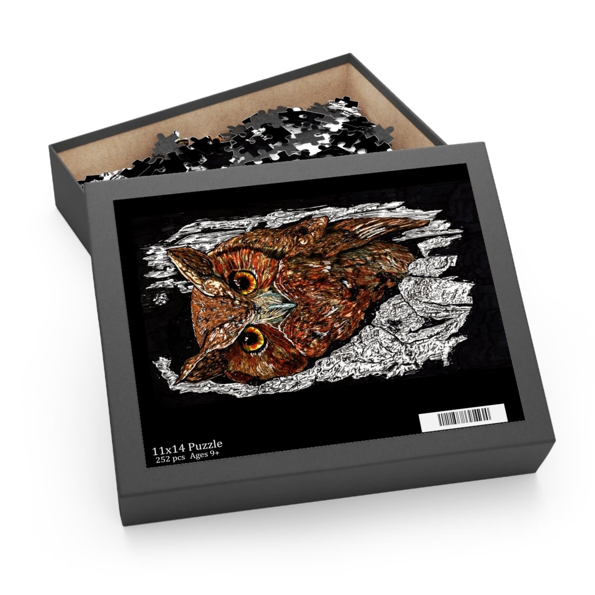 Owl Escape Puzzle – 500 - Piece Educational Jigsaw for Nature Lovers - Curran Artworks